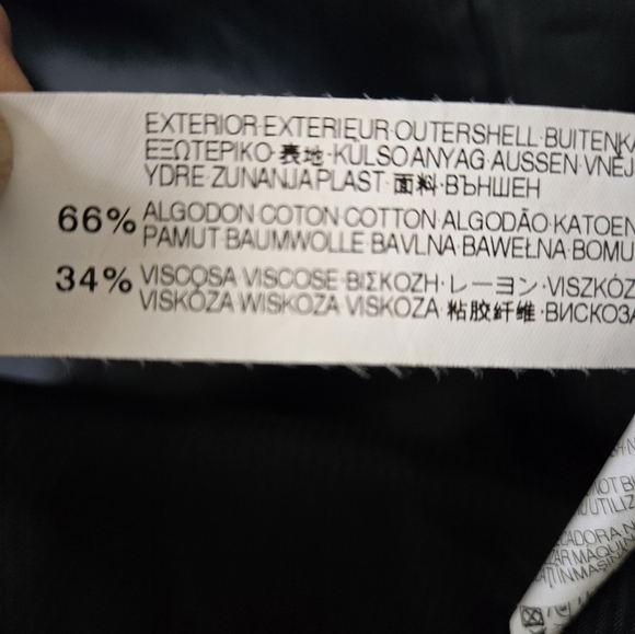 ZARA Black Velvet Blazer With Satin Lined Lapel. Size Medium - Picture 12 of 16